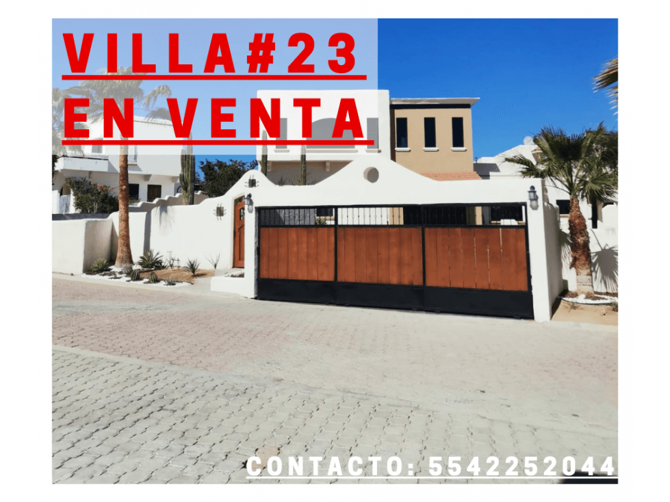 Villa en Venta #23, Tezal, Cabo San Lucas, B.C.S — foto 1