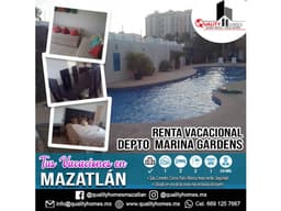 RENTA VACACIONAL, DEPTO MARINA GARDENS ID RV-25