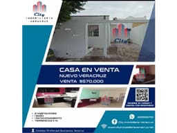 VENAT DE CASA EN EL FRACC NUEVO VERACRUZ