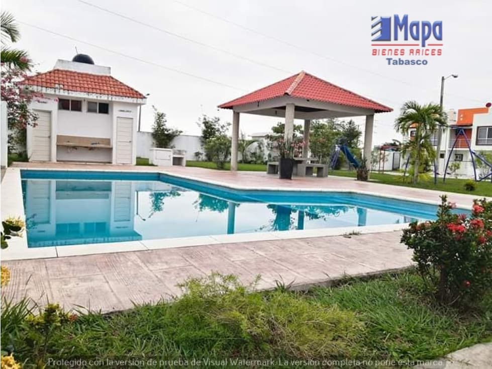 Pomoca Casas Nuevas en Venta  Tres Recamaras Alberca Común Nacajuca — foto 2