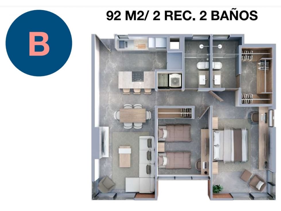 VENTA DE DEPARTAMENTO EN VALLE PTE. B. NLC — foto 2