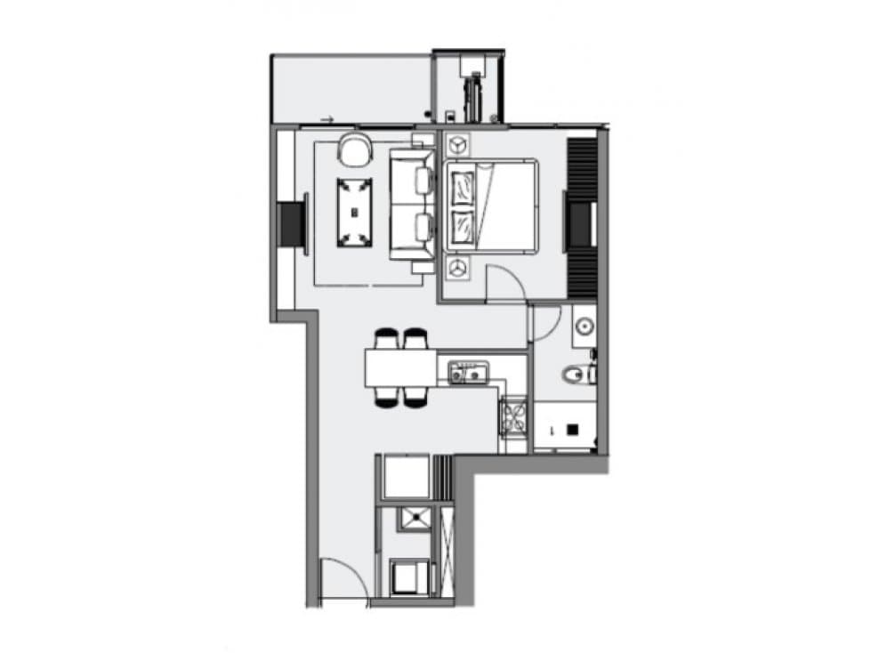 DEPARTAMENTO EN VENTA EN VALLE PONIENTE NLC 4A — foto 2