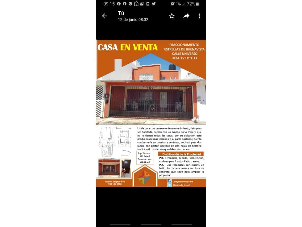Casa en Venta Estrellas de Buenavista — foto 1