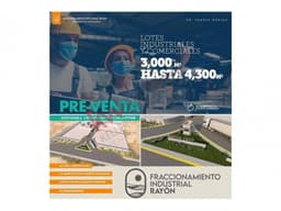 LOTES INDUSTRIALES Y COMERCIALES (DESDE LOS 3,195 M2 A 4,056)