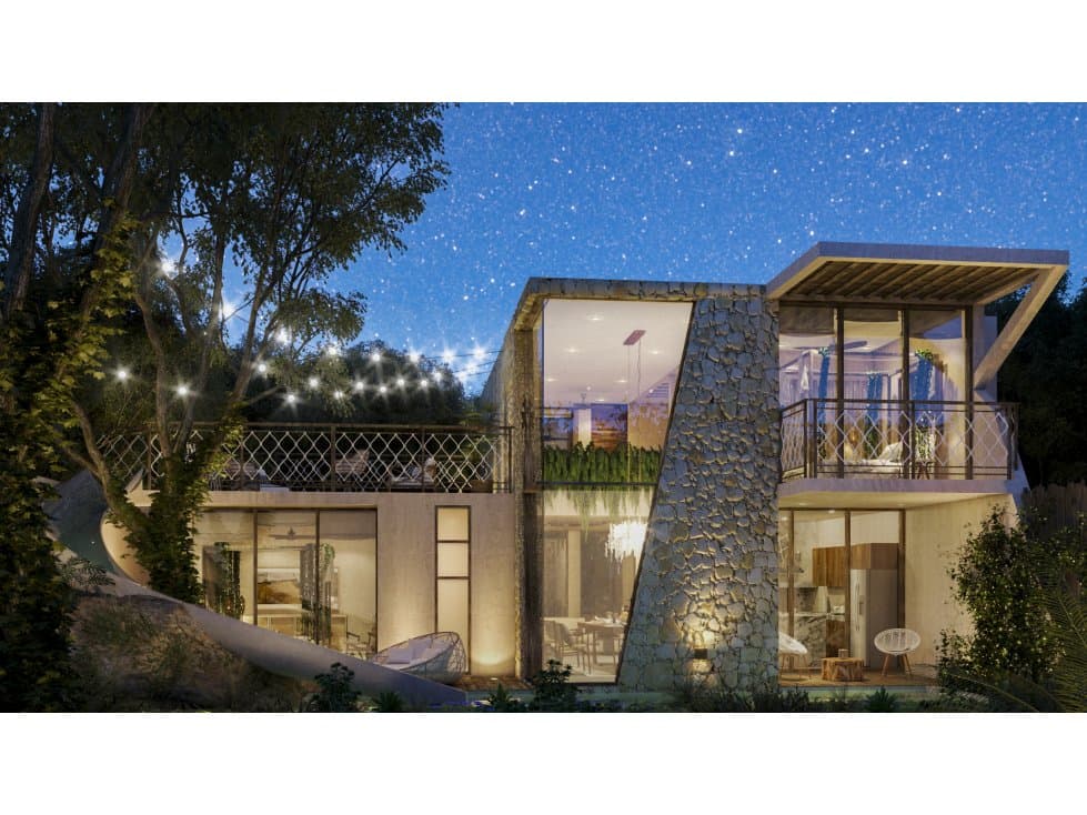 Casa bioclimática con alberca propia/ 1 recamara — foto 1
