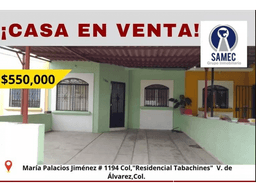 CASA EN VENTA RESIDENCIAL TABACHINES VILLA DE ALVAREZ COLIMA