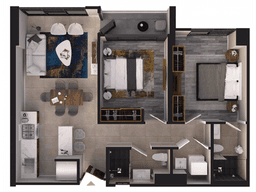 DEPARTAMENTOS EN VENTA DE 2 RECAMARAS MODELO VENTO B