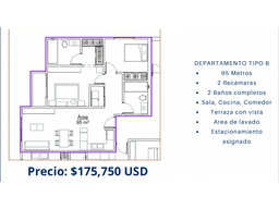 DEPTO. PREVENTA TIPO B EN EL COMPLEJO EXCLUSIVO DEL ENCINAL