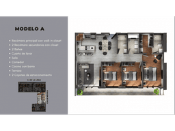 DEPARTAMENTO EN VENTA EN TORRE PALMAS TIJUANA DE 139.07 M2
