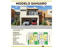 CASA EN VENTA MODELO SAHUARO (C) RESIDENCIAL SANTA FE ENSENADA