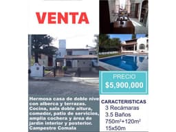HERMOSA CASA EN VENTA EN COMALA COLIMA