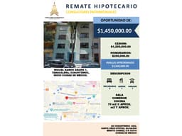 EXCELENTE DEPA DE REMATE BANCARIO EN COL. TABACALERA, CDMX