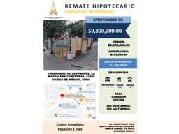 CASA DE RECUPERACION BANCARIA ADJDICADA EN LA MAGADALENA CONTRERAS