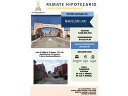 SE VENDE REMATE BANCARIO EN FRACC.TERRANOVA ACOLMAN,MEXICO