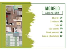 Departamento en Venta en Cuitzillo Chico de Buenavista FF 21-3787-1