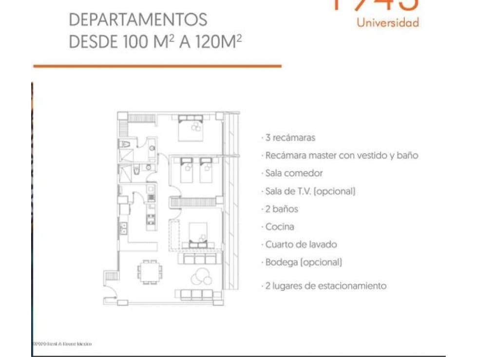 Departamento en venta en Copilco 21703IR — foto 2