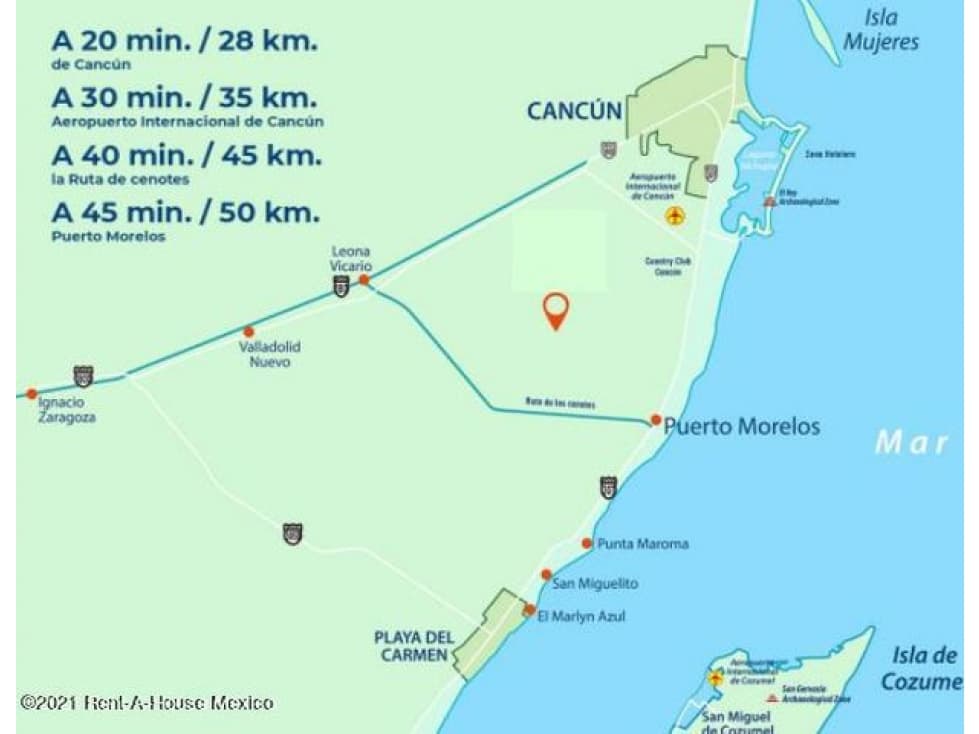 Terrenos en la Ruta de los Cenotes MA 22-87 — foto 3