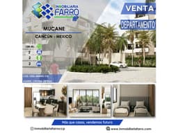 SE VENDE DEPARTAMENTO MUCANE EN CANCÚN MÉXICO VE02-480MEX-CO