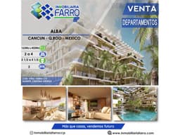 SE VENDE DEPARTAMENTO ALBA PUERTO CANCÚN MÉXICO VE02-156MX-CO