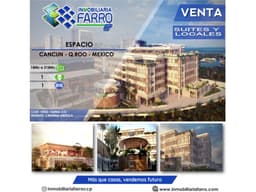 SE VENDE SUITE Y LOCALES ESPACIO PUERTO CANCÚN MÉXICO VE02-152MX-CO