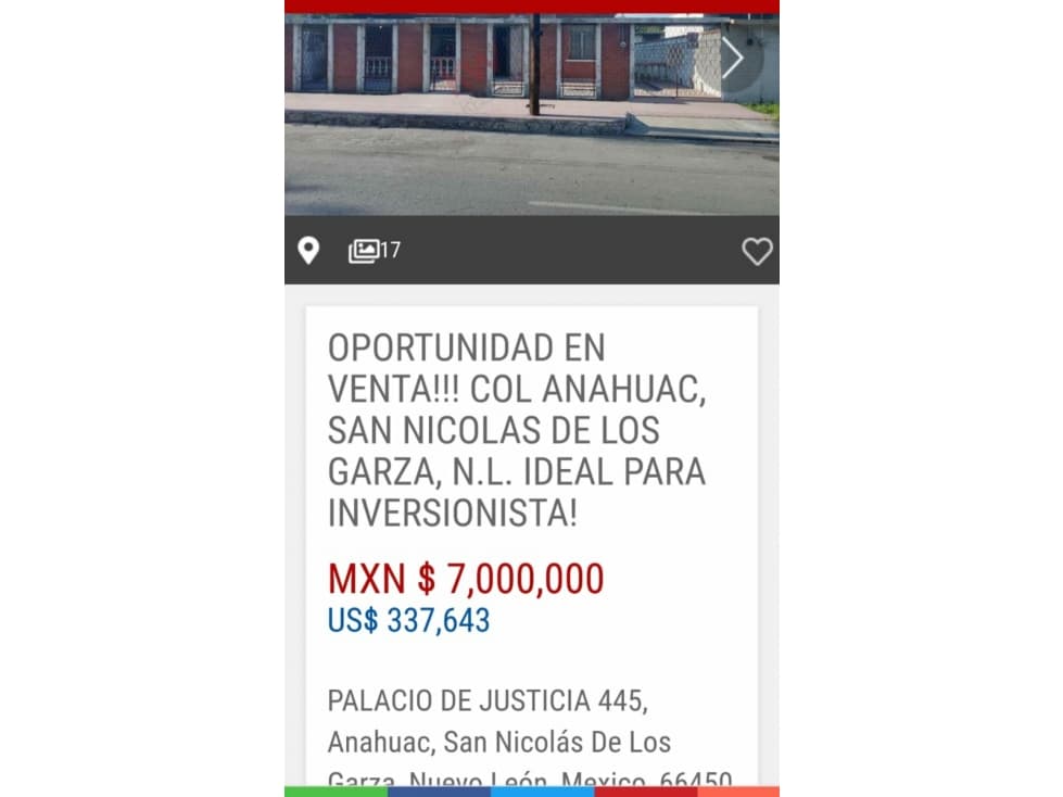 Venta Casa Col Anahuac P de Justicia — foto 1