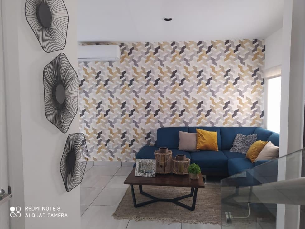 CASA RENTA AMUEBLADA 3 REC, COTO PRIV — foto 2