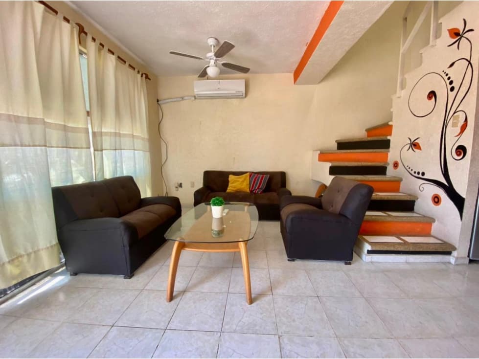 CASA 2 REC SEMI AMUEBLADA COTO PRIV A UNOS PASOS DE PLAYA — foto 2