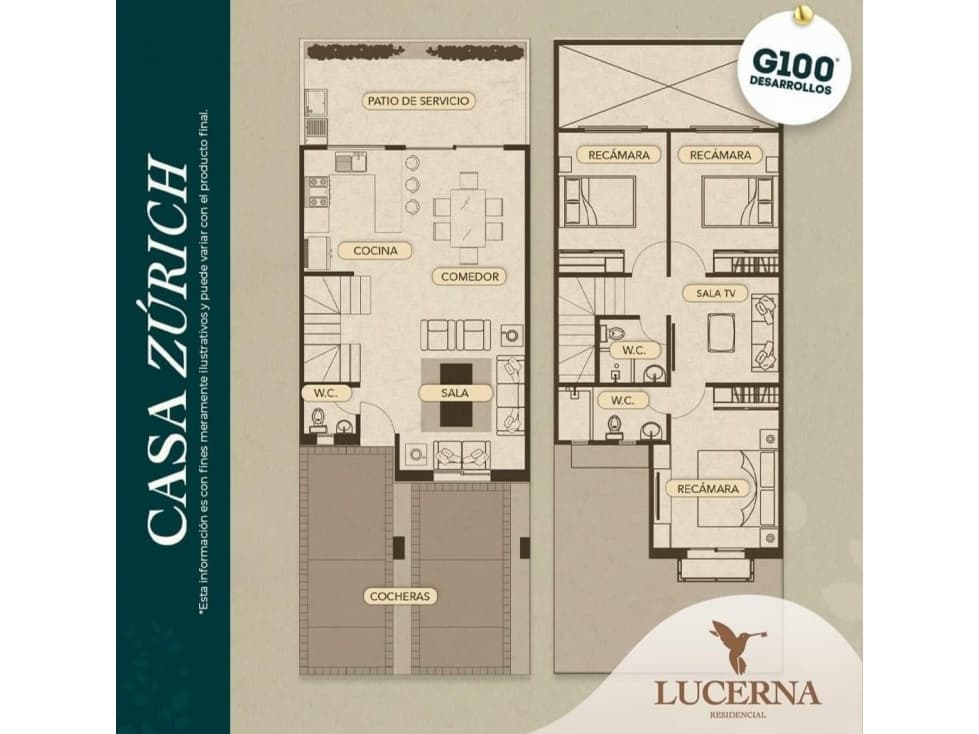 VENTA DE CASA LUCERNA MODELO ZURICH — foto 3