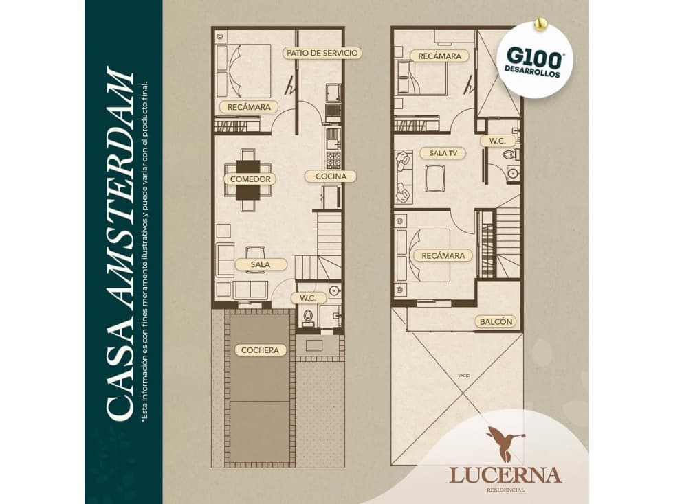 VENTA DE CASA LUCERNA MODELO AMSTERDAM — foto 3