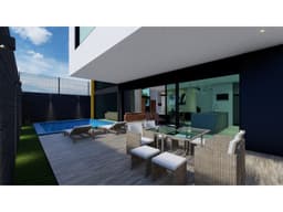 Moderna casa en venta con alberca propia en Zibata IG