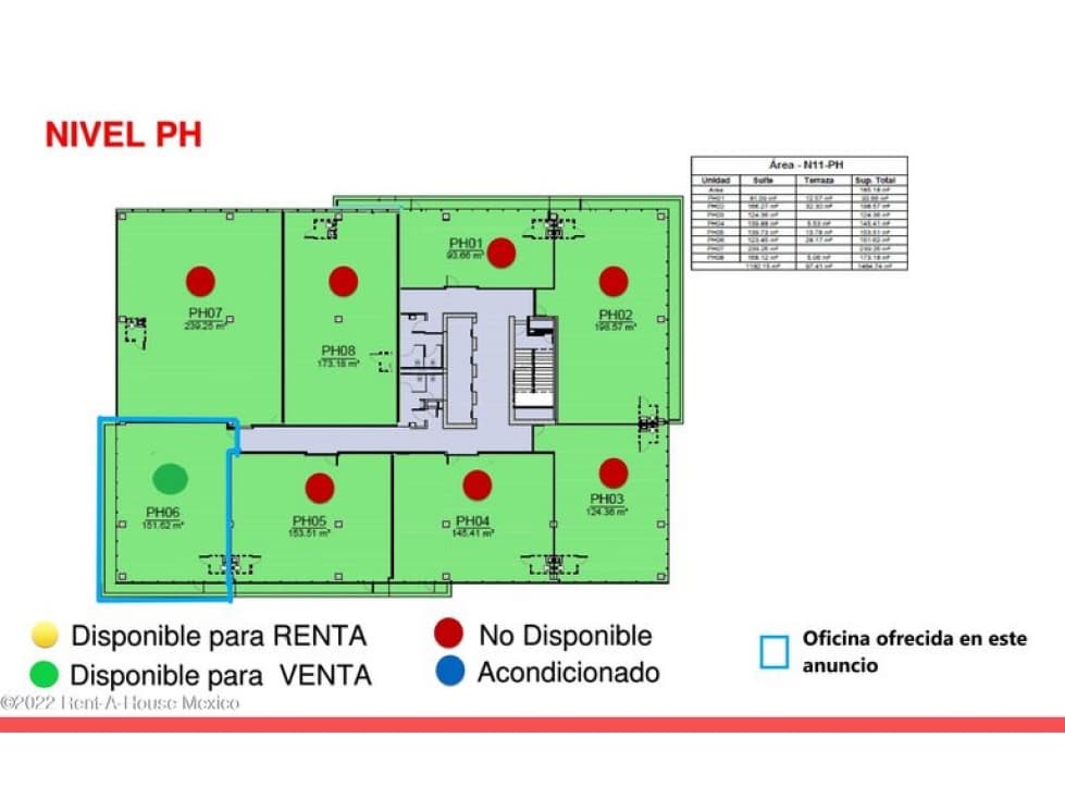 Piamonte. Oficina comercial en penthouse, VENTA — foto 5