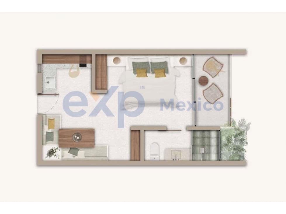 Loft 1 Recamara Av Aldea Zamá, Tulum, México (AFLORA) — foto 2
