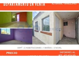 DEPARTAMENTO DE OPORTUNIDAD CERCA DEL PUERTO DE ALTAMIRA