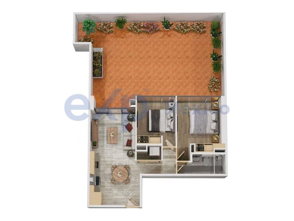 DEPARTAMENTO DE INVERSION EN COYOACAN — foto 3