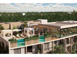 Penthouse 2 recamaras, 2.5 baños, piscina , Aldea Zamá, Tulum