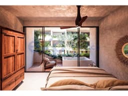 A 10 min de Playa Departamento en venta en Tulum con 1 Recamara