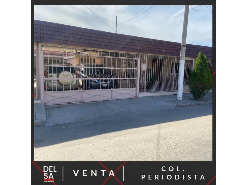 CASA EN VENTA EN LA COL. PERIODISTA — foto 1