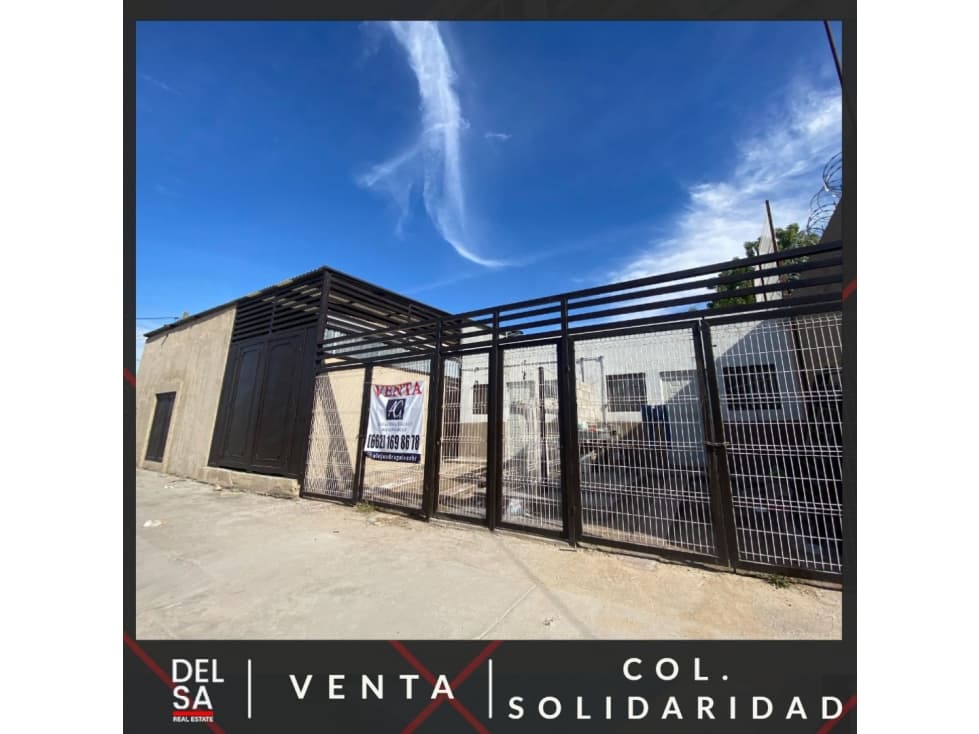 TALLER CON DEPARTAMENTOS EN VENTA EN LA COL. SOLIDARIDAD — foto 1