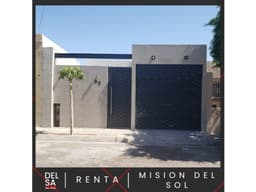CASA EN RENTA EN MISION DEL SOL RESIDENCIAL