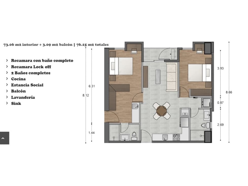 DEPARTAMENTO EN VENTA NUEVO EN CENTRO DE MONTERREY — foto 2