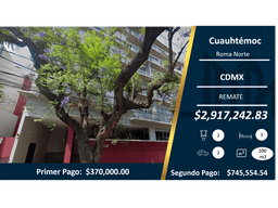 Gran Oportunidad Departamento en Roma Norte $2,917,242.83