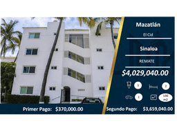 Increíble departamento en El Cid Mazatlán $4,029,040.00