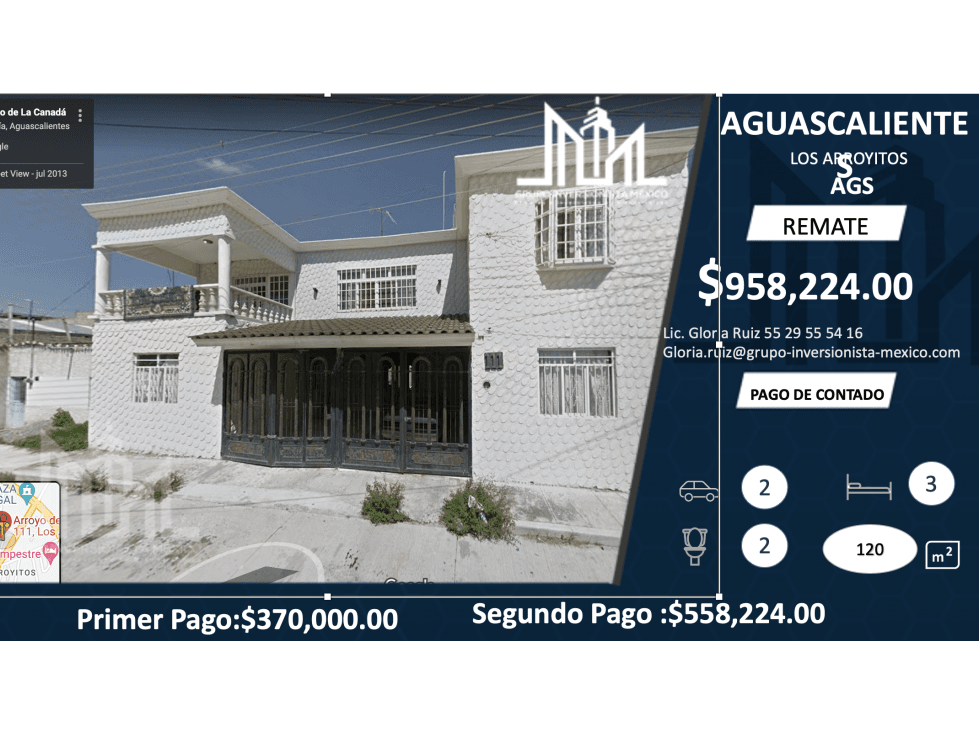 REMATE CASA EN ¨LOS ARROYITOS¨, AGUASCALIENTES. — foto 1