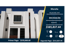 Excelente oportunidad casa en Villas del Sur Morelia $585,837.44