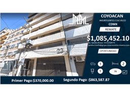 REMATE!! $ $1,085,452 HERMOSO DEPA EN INSURGENTES CUICUILCO
