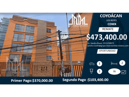 REMATE!! $472.800 OPORTUNIDAD DEPA EN LOS REYES COYOÁCAN