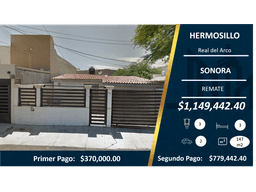 Remate de preciosa Casa en Hermosillo $1,149,442.40