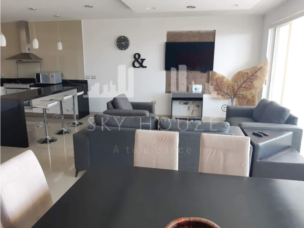 PENTHOUSE AMUEBLADO RENTA AL NORTE EN LOS BOSQUES — foto 1
