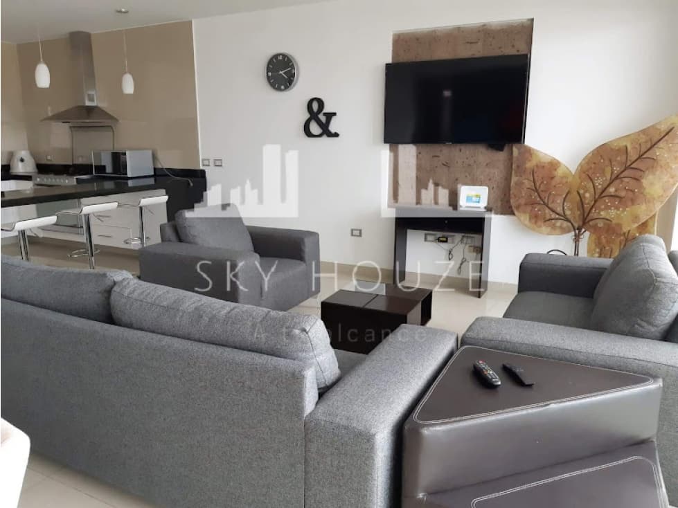 DEPARTAMENTO DE LUJO EN RENTA ZONA NORTE  LOS BOSQUES — foto 1