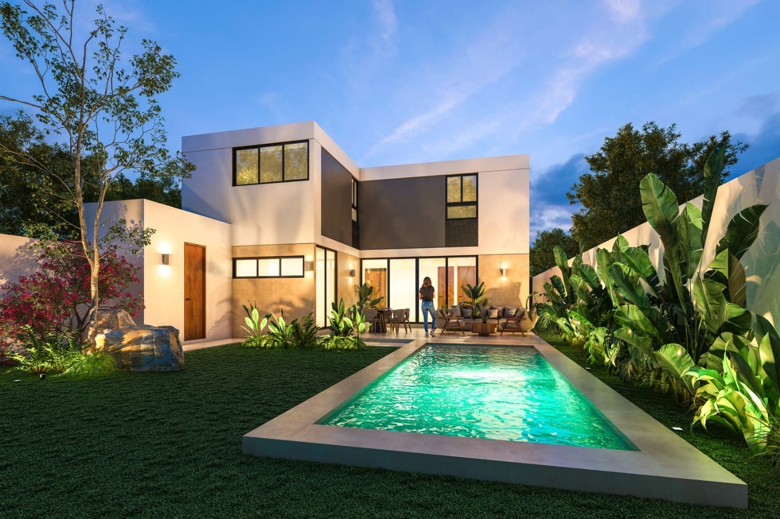 CASAS AKBAL PRIVADA ZELENA, CONKAL, MERIDA, YUCATAN — foto 2